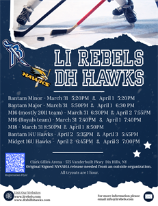 See you at the rink for Brush Ups and Tryouts!